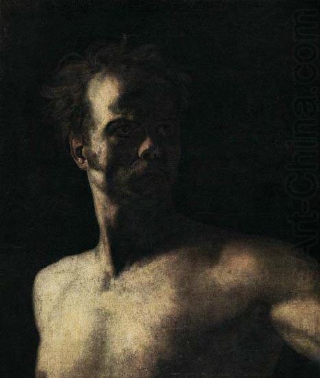 Theodore   Gericault Study of a Head china oil painting image